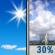 Friday: Sunny then Chance Showers And Thunderstorms