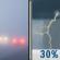 Today: Areas Of Fog then Chance Showers And Thunderstorms