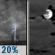 Thursday Night: Chance Showers And Thunderstorms then Mostly Cloudy