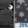 Friday Night: Mostly Cloudy then Slight Chance Very Light Snow