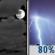 Wednesday Night: Mostly Cloudy then Showers And Thunderstorms