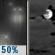 Monday Night: Chance Light Rain then Mostly Cloudy
