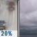 Saturday: Slight Chance Light Rain then Cloudy