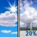 Tuesday: Mostly Sunny then Slight Chance Showers And Thunderstorms