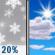 Wednesday: Slight Chance Light Snow then Mostly Sunny